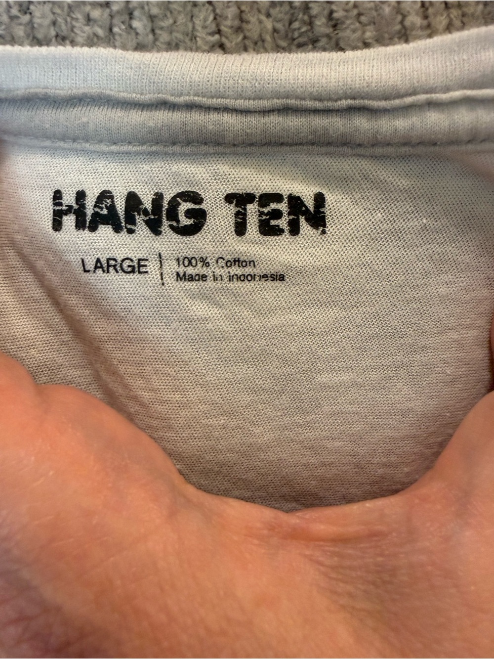 Hang Ten Light Gray Short-Sleeve Graphic Tee - Picture 4 of 4